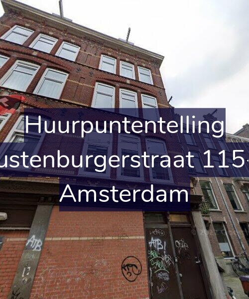 Foto gevel Huurpuntentelling voor Rustenburgerstraat 115-3, Amsterdam