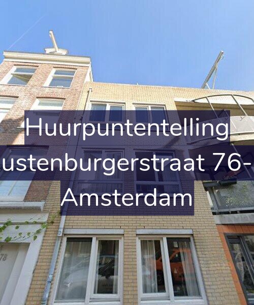 Foto gevel Huurpuntentelling voor Rustenburgerstraat 76-B, Amsterdam