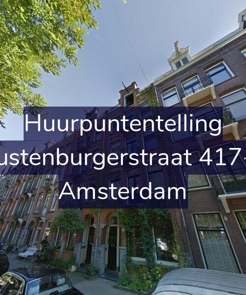 Foto gevel Huurpuntentelling voor Rustenburgerstraat 417-1, Amsterdam