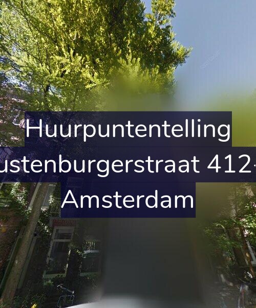 Foto gevel Huurpuntentelling voor Rustenburgerstraat 412-1, Amsterdam
