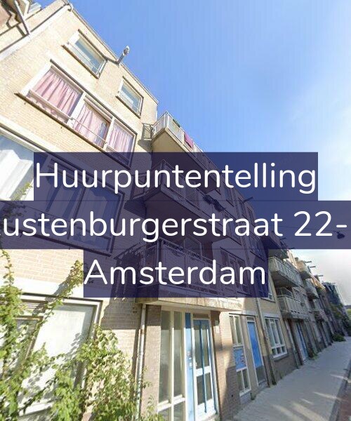 Foto gevel Huurpuntentelling voor Rustenburgerstraat 22-C, Amsterdam