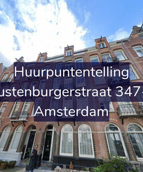 Foto gevel Huurpuntentelling voor Rustenburgerstraat 347-2, Amsterdam