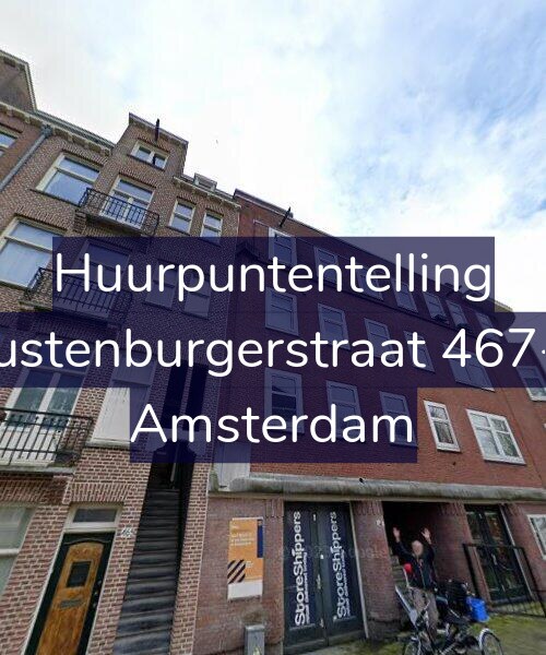 Foto gevel Huurpuntentelling voor Rustenburgerstraat 467-1, Amsterdam