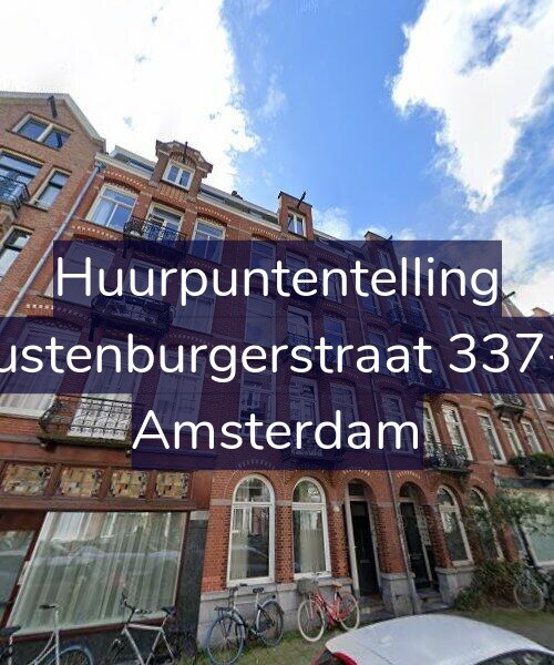 Foto gevel Huurpuntentelling voor Rustenburgerstraat 337-1, Amsterdam