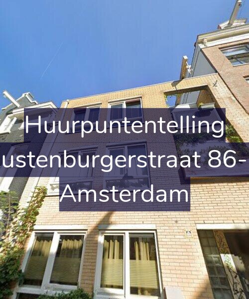 Foto gevel Huurpuntentelling voor Rustenburgerstraat 86-B, Amsterdam