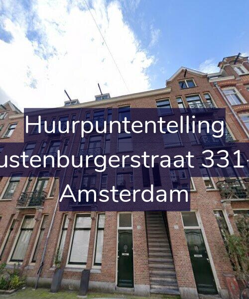 Foto gevel Huurpuntentelling voor Rustenburgerstraat 331-3, Amsterdam