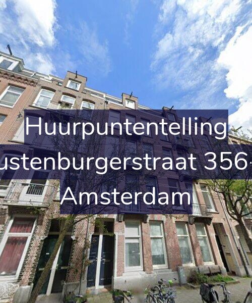 Foto gevel Huurpuntentelling voor Rustenburgerstraat 356-3, Amsterdam