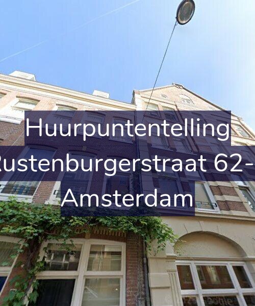 Foto gevel Huurpuntentelling voor Rustenburgerstraat 62-3, Amsterdam