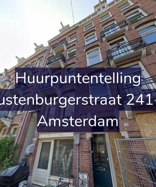 Foto gevel Huurpuntentelling voor Rustenburgerstraat 241-3, Amsterdam
