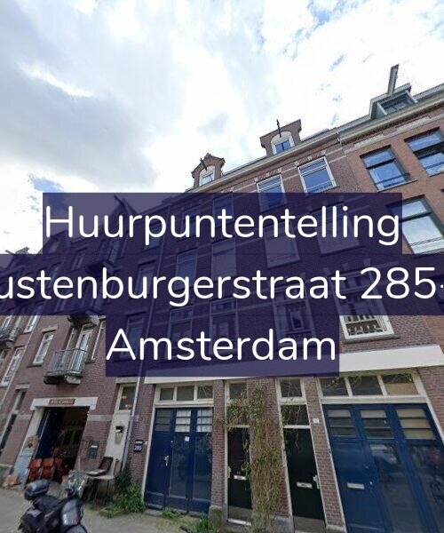 Foto gevel Huurpuntentelling voor Rustenburgerstraat 285-1, Amsterdam