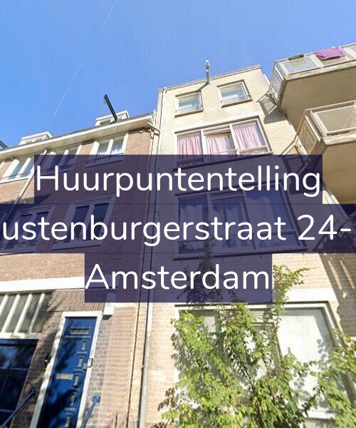 Foto gevel Huurpuntentelling voor Rustenburgerstraat 24-D, Amsterdam