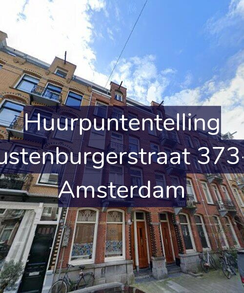 Foto gevel Huurpuntentelling voor Rustenburgerstraat 373-3, Amsterdam