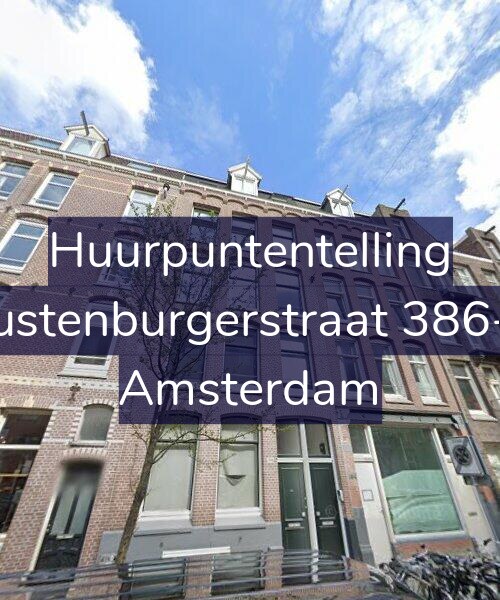 Foto gevel Huurpuntentelling voor Rustenburgerstraat 386-B, Amsterdam