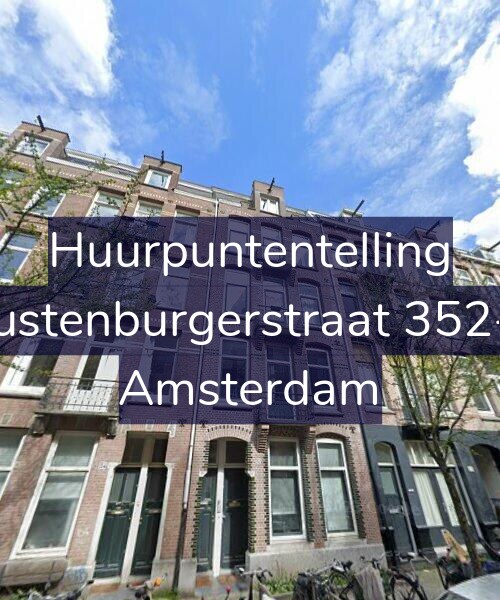 Foto gevel Huurpuntentelling voor Rustenburgerstraat 352-2, Amsterdam