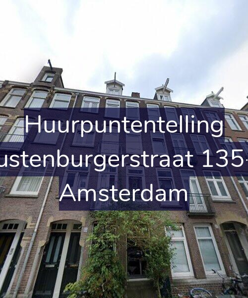 Foto gevel Huurpuntentelling voor Rustenburgerstraat 135-2, Amsterdam