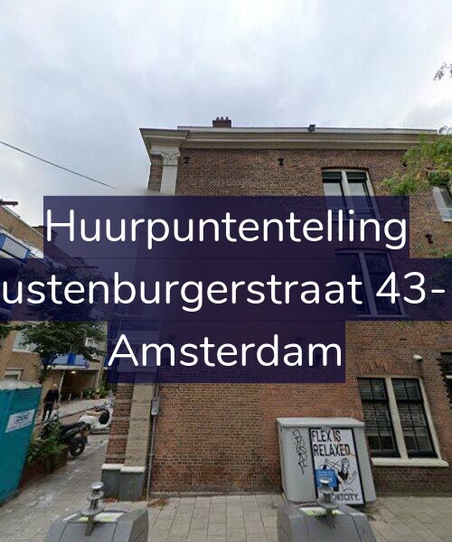 Foto gevel Huurpuntentelling voor Rustenburgerstraat 43-H, Amsterdam