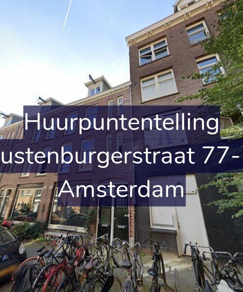 Foto gevel Huurpuntentelling voor Rustenburgerstraat 77-H, Amsterdam