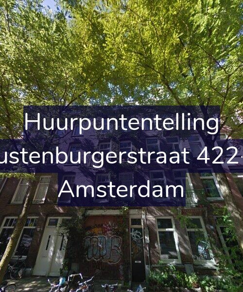 Foto gevel Huurpuntentelling voor Rustenburgerstraat 422-1, Amsterdam