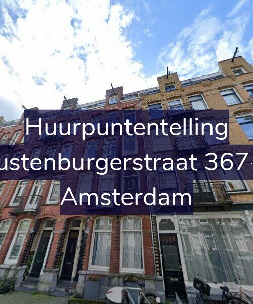 Foto gevel Huurpuntentelling voor Rustenburgerstraat 367-2, Amsterdam