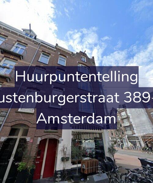 Foto gevel Huurpuntentelling voor Rustenburgerstraat 389-1, Amsterdam