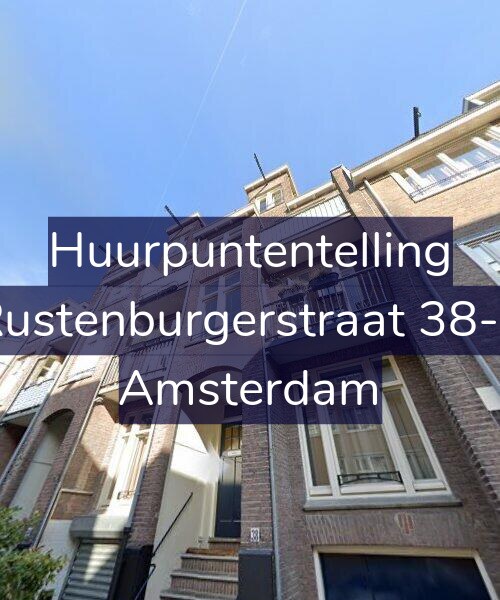 Foto gevel Huurpuntentelling voor Rustenburgerstraat 38-2, Amsterdam