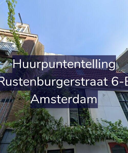 Foto gevel Huurpuntentelling voor Rustenburgerstraat 6-E, Amsterdam