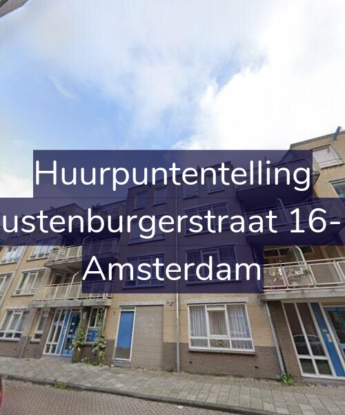 Foto gevel Huurpuntentelling voor Rustenburgerstraat 16-D, Amsterdam