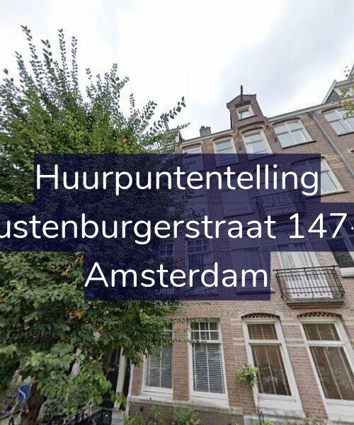 Foto gevel Huurpuntentelling voor Rustenburgerstraat 147-1, Amsterdam