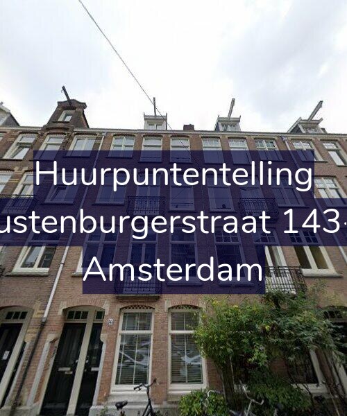 Foto gevel Huurpuntentelling voor Rustenburgerstraat 143-2, Amsterdam