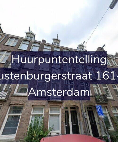 Foto gevel Huurpuntentelling voor Rustenburgerstraat 161-3, Amsterdam