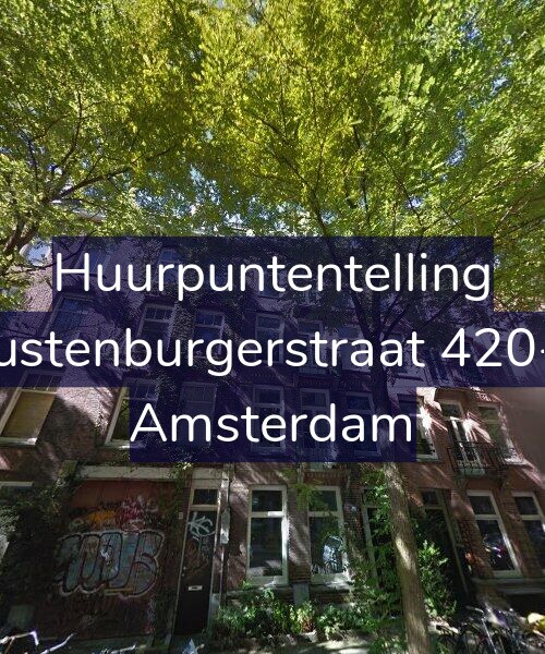 Foto gevel Huurpuntentelling voor Rustenburgerstraat 420-2, Amsterdam