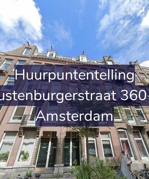 Foto gevel Huurpuntentelling voor Rustenburgerstraat 360-2, Amsterdam
