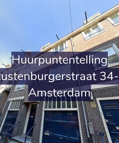Foto gevel Huurpuntentelling voor Rustenburgerstraat 34-1, Amsterdam