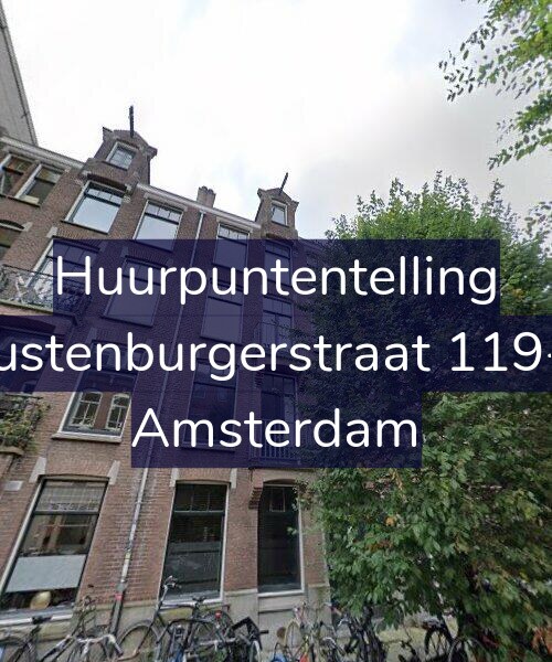 Foto gevel Huurpuntentelling voor Rustenburgerstraat 119-3, Amsterdam