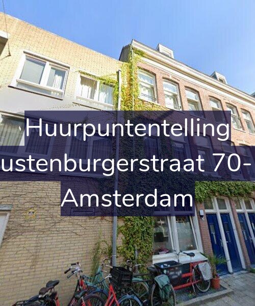 Foto gevel Huurpuntentelling voor Rustenburgerstraat 70-H, Amsterdam