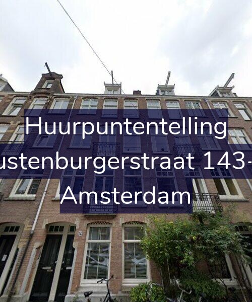 Foto gevel Huurpuntentelling voor Rustenburgerstraat 143-H, Amsterdam