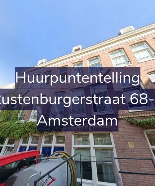Foto gevel Huurpuntentelling voor Rustenburgerstraat 68-1, Amsterdam
