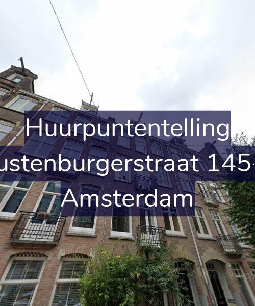 Foto gevel Huurpuntentelling voor Rustenburgerstraat 145-3, Amsterdam