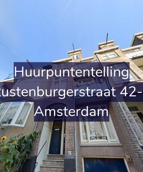 Foto gevel Huurpuntentelling voor Rustenburgerstraat 42-2, Amsterdam