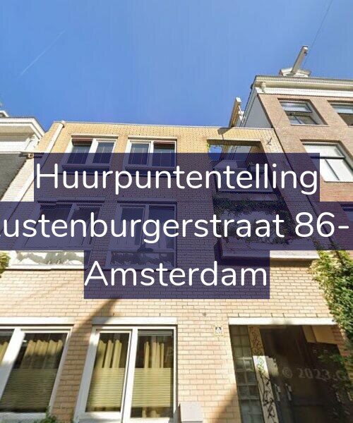 Foto gevel Huurpuntentelling voor Rustenburgerstraat 86-C, Amsterdam