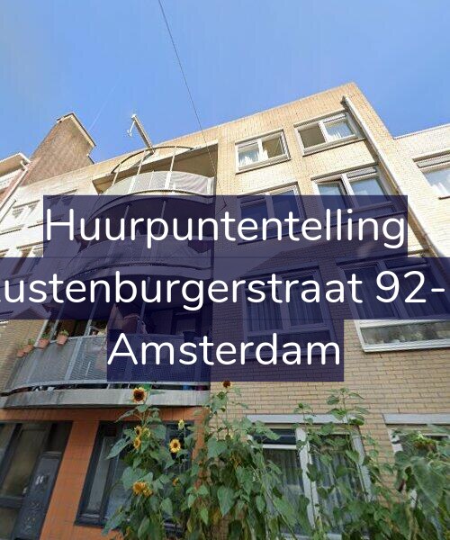 Foto gevel Huurpuntentelling voor Rustenburgerstraat 92-B, Amsterdam