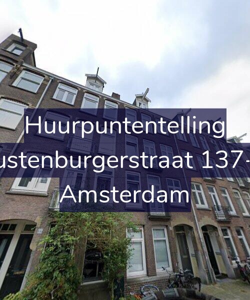 Foto gevel Huurpuntentelling voor Rustenburgerstraat 137-H, Amsterdam