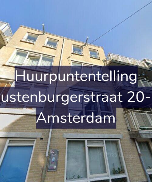 Foto gevel Huurpuntentelling voor Rustenburgerstraat 20-C, Amsterdam