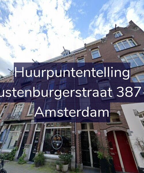Foto gevel Huurpuntentelling voor Rustenburgerstraat 387-1, Amsterdam