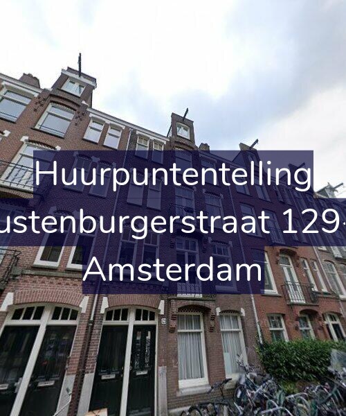 Foto gevel Huurpuntentelling voor Rustenburgerstraat 129-2, Amsterdam