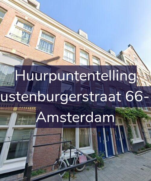 Foto gevel Huurpuntentelling voor Rustenburgerstraat 66-H, Amsterdam