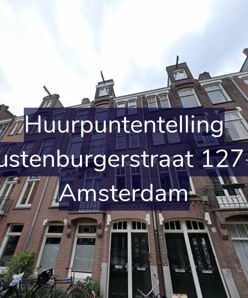 Foto gevel Huurpuntentelling voor Rustenburgerstraat 127-3, Amsterdam