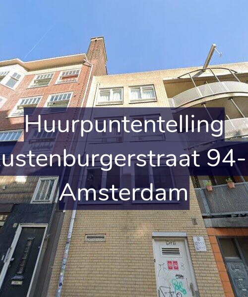 Foto gevel Huurpuntentelling voor Rustenburgerstraat 94-B, Amsterdam