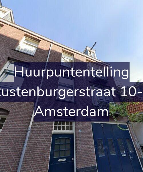 Foto gevel Huurpuntentelling voor Rustenburgerstraat 10-1, Amsterdam