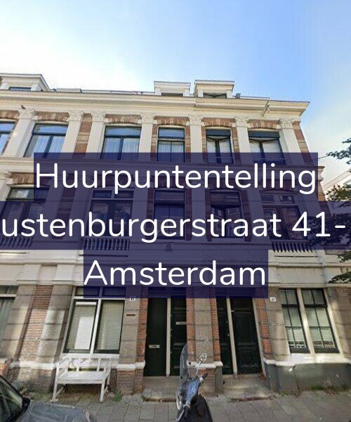 Foto gevel Huurpuntentelling voor Rustenburgerstraat 41-H, Amsterdam